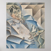 Portrait von Pablo Picasso von Juan Gris Poster (Vorne)