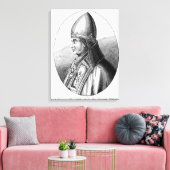 Portrait von Papst Gregory IX Leinwanddruck (Insitu (Wohnzimmer))