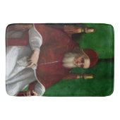 Portrait von Papst Julius II (von Raphael) Badematte (Vorderseite)