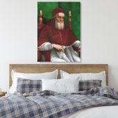 Portrait von Papst Julius II (von Raphael) Leinwanddruck (Insitu (Schlafzimmer))