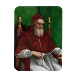Portrait von Papst Julius II (von Raphael) Magnet