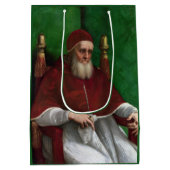 Portrait von Papst Julius II (von Raphael) Mittlere Geschenktüte (Rückseite)