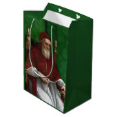 Portrait von Papst Julius II (von Raphael) Mittlere Geschenktüte (Rückseite Schrägansicht)