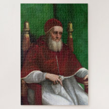 Portrait von Papst Julius II (von Raphael)