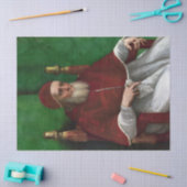Portrait von Papst Julius II (von Raphael) Seidenpapier (Basteln)