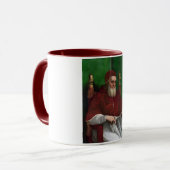 Portrait von Papst Julius II (von Raphael) Tasse (Vorderseite Links)