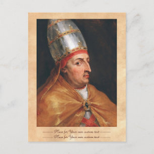 Portrait von Papst Nicholas / Peter Paul Rubens Postkarte