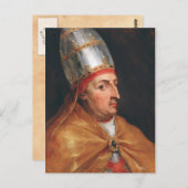 Portrait von Papst Nicholas / Peter Paul Rubens Postkarte (Vorne/Hinten)