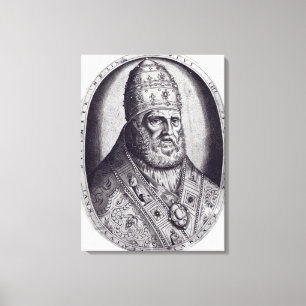 Portrait von Papst Pius IV, 1559 Leinwanddruck