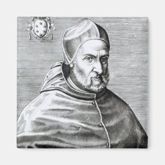 Portrait von Papst Pius IV, 1559 Magnet (Vorne)