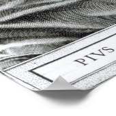 Portrait von Papst Pius IV, 1559 Poster (Ecke)