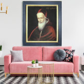 Portrait von Papst Pius V (1504-72) (Öl auf Leinwa Leinwanddruck (Insitu (Wohnzimmer))
