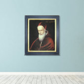 Portrait von Papst Pius V (1504-72) (Öl auf Leinwa Leinwanddruck (Insitu (Holzboden))