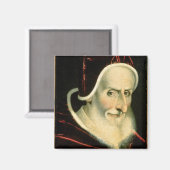 Portrait von Papst Pius V 1576-80 Magnet (Vorderseite/Rückseite)
