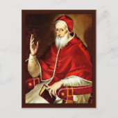 Portrait von Papst Pius V. Von Greco El Postkarte (Vorderseite)