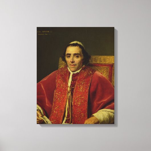 Portrait von Papst Pius VII 1805 Leinwanddruck (Vorderseite)