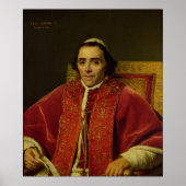 Portrait von Papst Pius VII 1805 Poster (Vorne)
