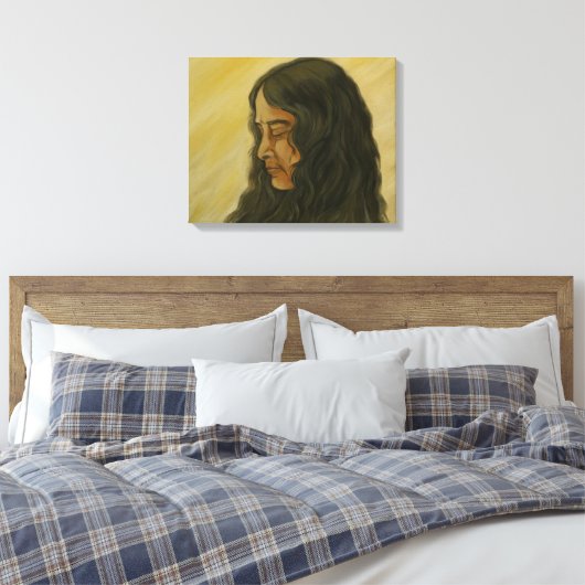 Portrait von Paramahansa yogananda Leinwanddruck (Insitu (Schlafzimmer))