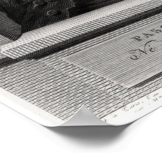 Portrait von Pascal Paoli Poster (Ecke)