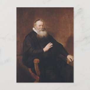 Portrait von Pastor Eleazer Swalmius, 1637-42 Postkarte
