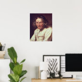 Portrait von Paul Scarron Poster (Heimbüro)