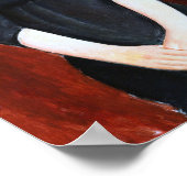 Portrait von Paulette Jourdain, Modigliani Poster (Ecke)