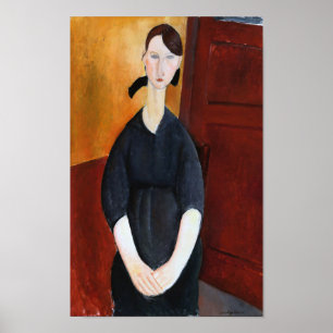 Portrait von Paulette Jourdain, Modigliani Poster