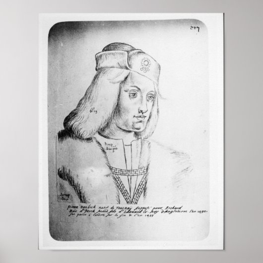 Portrait von Perkin Warbeck Poster (Vorne)