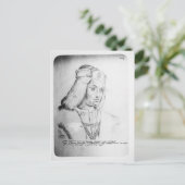 Portrait von Perkin Warbeck Postkarte (Stehend Vorderseite)