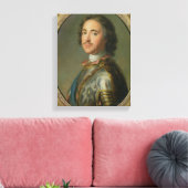 Portrait von Peter dem Großen Leinwanddruck (Insitu (Wohnzimmer))