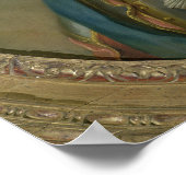 Portrait von Peter dem Großen Poster (Ecke)