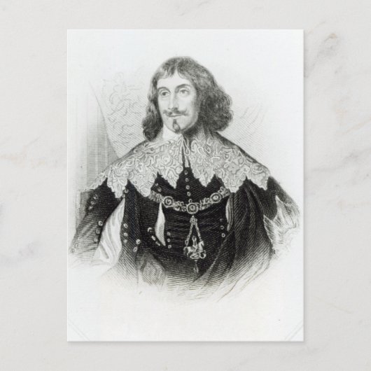 Portrait von Philip Herbert Postkarte (Vorderseite)