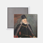 Portrait von Philip II von Spanien 2 Magnet (Vorderseite/Rückseite)