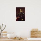 Portrait von Philip II von Spanien 2 Poster (Küche)