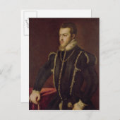 Portrait von Philip II von Spanien Postkarte (Vorne/Hinten)