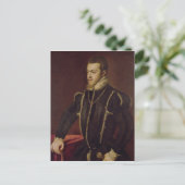 Portrait von Philip II von Spanien Postkarte (Stehend Vorderseite)