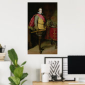 Portrait von Philip IV von Spanien Poster (Heimbüro)