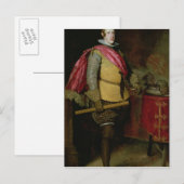 Portrait von Philip IV von Spanien Postkarte (Vorne/Hinten)