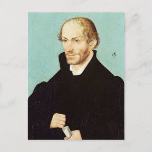 Portrait von Philip Melanchthon, 1537 Postkarte