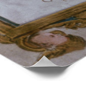 Portrait von Philipp Melanchthon Poster (Ecke)