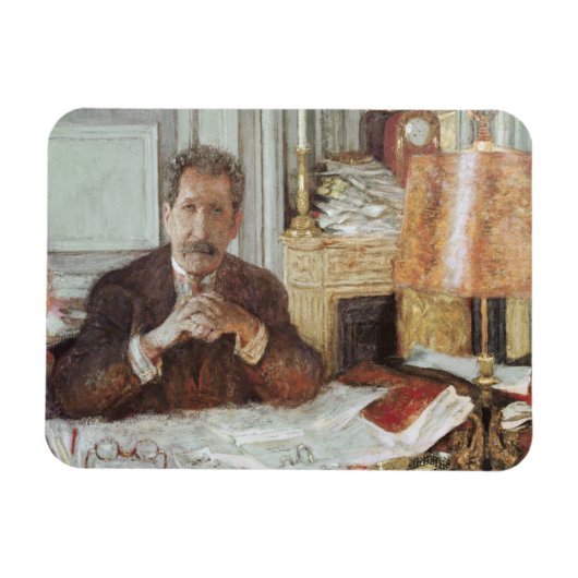 Portrait von Philippe Berthelot Magnet (Horizontal)