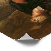 Portrait von Philippe de Champaigne, 1668 Poster (Ecke)