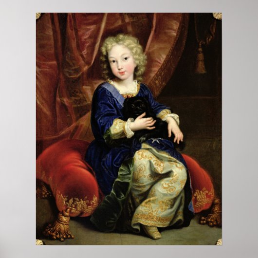 Portrait von Philippe de France Poster (Vorne)