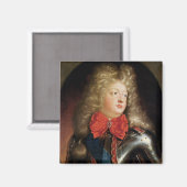 Portrait von Philippe d'Orleans Magnet (Vorderseite/Rückseite)