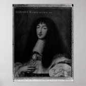 Portrait von Philippe Duc d'Orleans Poster (Vorne)
