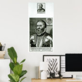 Portrait von Philippe-Emmanuel de Lorraine Poster (Heimbüro)