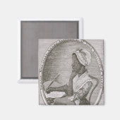 Portrait von Phillis Wheatley Magnet (Vorderseite/Rückseite)