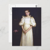 Portrait von Phyllis Waterlow von John Waterhouse Postkarte (Vorne/Hinten)
