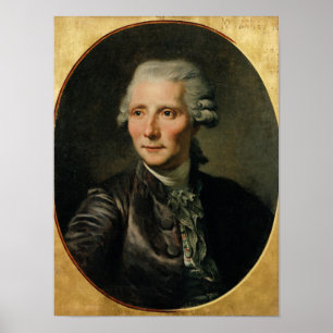 Portrait von Pierre Augustin Caron de Poster