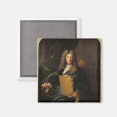 Portrait von Pierre Mignard, c.1690 Magnet (Vorderseite/Rückseite)